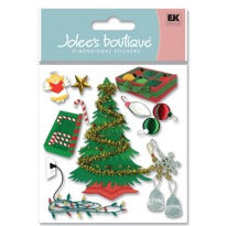 EK Success - Jolee's Boutique - Christmas - Dimensional Stickers - Tree Decoration