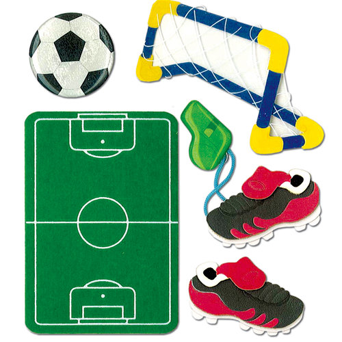 EK Success - Jolee's Boutique - 3 Dimensional Stickers - Kids Soccer