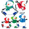 EK Success - Jolee's Boutique - 3 Dimensional Stickers - Ice Skating - Snowmen