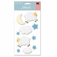 EK Success - Jolee's - Baby Collection - Blue Sheep and Moon, CLEARANCE