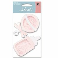 EK Success - Jolee's - Baby Collection - Shaker Box - Baby Girl