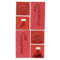 Jolee's Boutique Le Grande Stickers - Red Holiday Accents, CLEARANCE