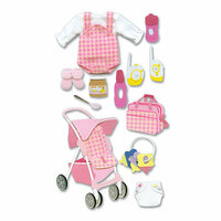 EK Success - Jolee's Boutique Le Grande Stickers - Baby Girl, CLEARANCE