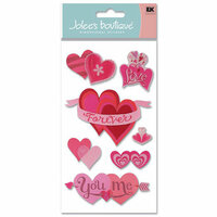 EK Success - Jolee's Boutique Stickers - Valentine's Love - You and Me Forever, CLEARANCE