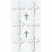 EK Success - Jolee's Le Grande - Dimensional Stickers - Large Crosses