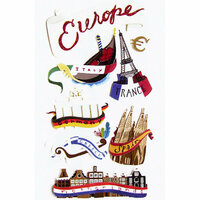 EK Success - Jolee's Le Grande - Dimensional Stickers - Europe