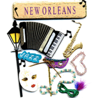 Jolee's Boutique Destination Stickers - New Orleans, CLEARANCE