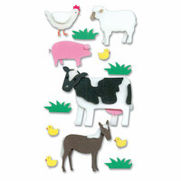 EK Success - Jolee's Foam Stickers - Farm Animals