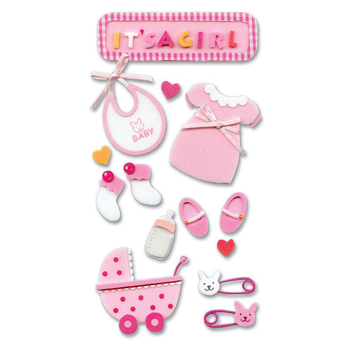 EK Success - Jolee's Foam Stickers - Baby Girl