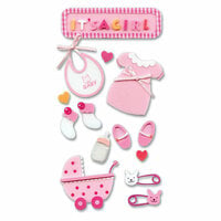Scrapbook Stickers - Baby Girl - Paper House