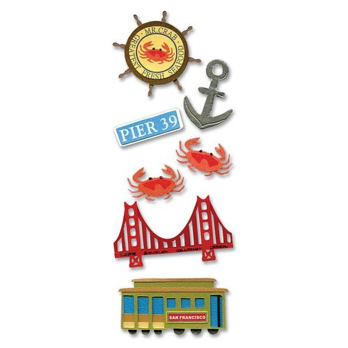 EK Success - Touch of Jolee's Dimensional Stickers  - San Francisco