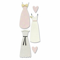 EK Success - Touch of Jolee's Dimensional Stickers - Wedding Dress, CLEARANCE