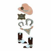EK Success - Touch of Jolee's Dimensional Stickers  - Cowboy