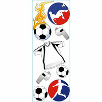 EK Success - Touch of Jolee's Dimensional Stickers - Soccer