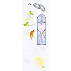 EK Success - Touch of Jolee's - Dimensional Stickers - Wedding, CLEARANCE