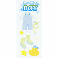 EK Success - Touch of Jolee's - Dimensional Stickers - Baby Boy