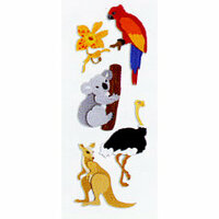 EK Success - Touch of Jolee's - Dimensional Stickers - Australian Animals