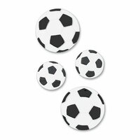 Jolee's Leatherettes Stickers - Soccer Balls