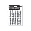 EK Success - Pep Rally Embroidered Stickers - Numbers - Black, CLEARANCE