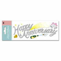 EK Success - Jolee's Boutique - Title Waves - Dimensional Stickers - Happy Anniversary