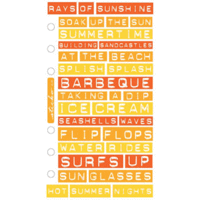 Sticko Label Lingo Stickers - Summer, CLEARANCE