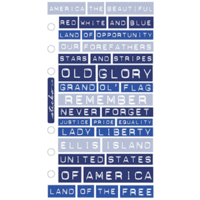 Sticko Label Lingo Stickers - Patriotic, CLEARANCE