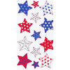 EK Success - Sticko Metallic Stickers - Facted Patriot Stars