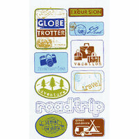 EK Success - Sticko Semi Layered Stickers - Travel Signs