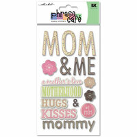 EK Success - Sticko Phrase Cafe - Epoxy Stickers - Mom