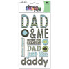 EK Success - Sticko Phrase Cafe - Epoxy Stickers - Dad