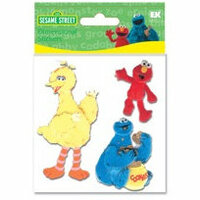 EK Success - Sesame Street - Dimensional Stickers - Group, CLEARANCE