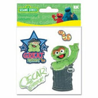 EK Success - Sesame Street - Dimensional Stickers - Oscar, CLEARANCE