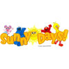 EK Success - Sesame Street Collection - 3 Dimensional Title Stickers with Epoxy Accents - Sunny Days