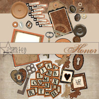 E-Kit Elements (Digital Scrapbooking) - Honor 2