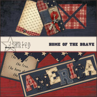 E-Kit Elements (Digital Scrapbooking) - Home of the Brave 1