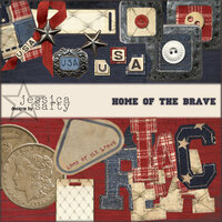 E-Kit Elements (Digital Scrapbooking) - Home of the Brave 2