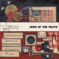 E-Kit Elements (Digital Scrapbooking) - Home of the Brave 5