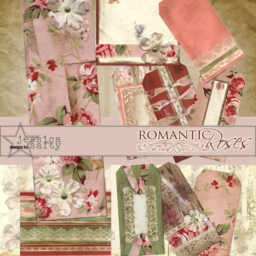 E-Kit Elements (Digital Scrapbooking) - Romantic Roses 1
