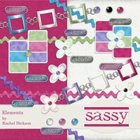 Digital Element Kit - Sassy