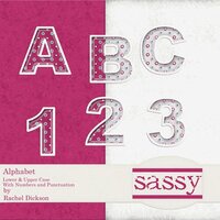 Digital Element Kit - Sassy - Alphabet