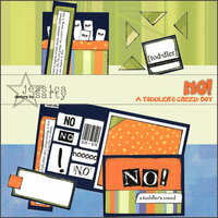 E-Kit Elements (Digital Scrapbooking) - No! A Toddlers Creed: Boy 1