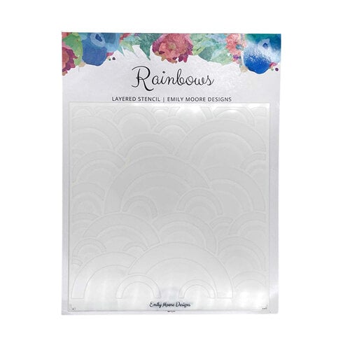 Emily Moore Designs - Layered Stencils - Rainbows