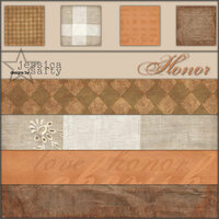 E-Kit Papers (Digital Scrapbooking) - Honor