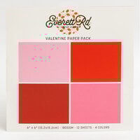 Everett Rd - Valentine Collection - 6 x 6 Paper Pack - Tonal