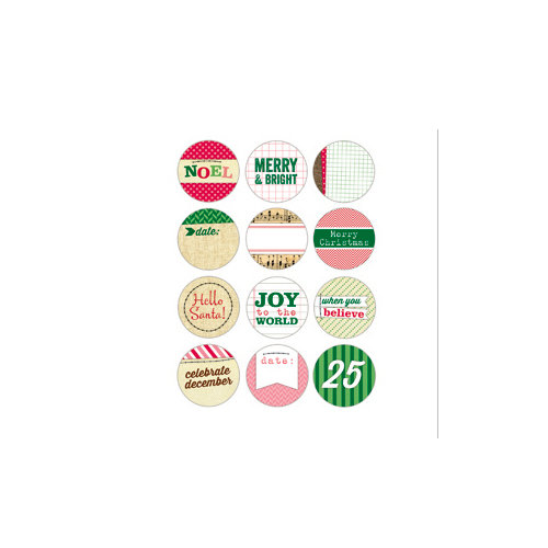 Elle's Studio - Be Merry Collection - Christmas - Tags - Tidbits