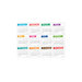 Elle's Studio - 3 x 3 Tags - 2013 Chic Calendars - Brights