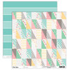 Elle's Studio - Cienna Collection - 12 x 12 Double Sided Paper - Patchwork