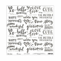 Elle's Studio - Cienna Collection - 12 x 12 Vellum - Happy Moments