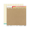 Elle's Studio - Day To Day Collection - 12 x 12 Double Sided Paper - Treasured Moments