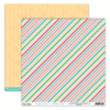 Elle's Studio - Everyday Moments Collection - 12 x 12 Double Sided Paper - Happiness Found